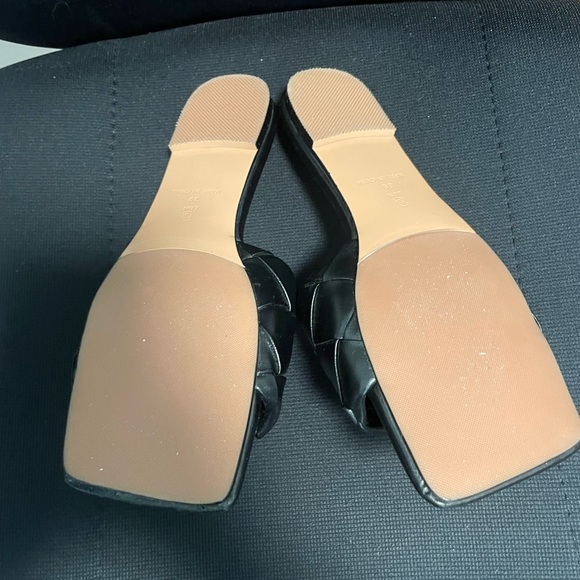 Dixie black sandals sz 8 - Picture 3 of 3